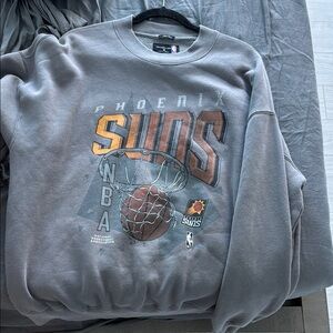 Phoenix Suns Gray Abercrombie&Fitch NBA Sweater
